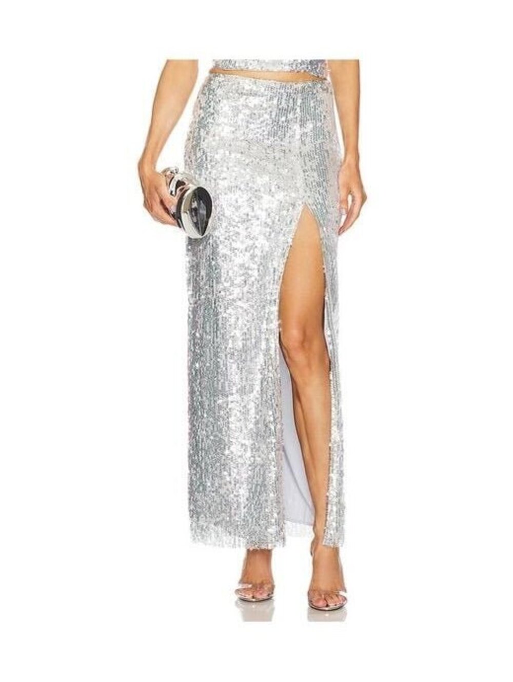 Michael Costello Women's White X Revolve Seona Maxi Skirt